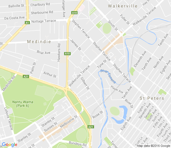 Map of GILBERTON SA