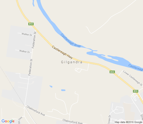 Map of GILGANDRA NSW
