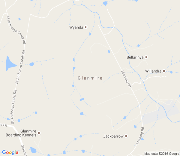 Map of GLANMIRE NSW