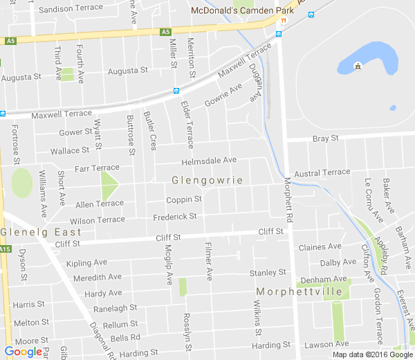 Map of GLENGOWRIE SA