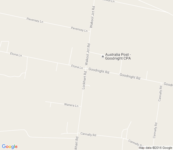 Map of GOODNIGHT NSW