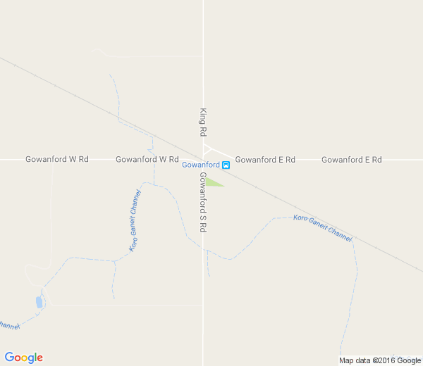 Map of GOWANFORD VIC