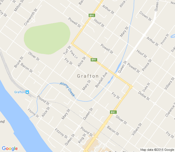 Map of GRAFTON NSW