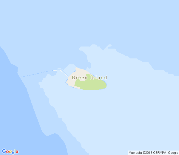 Map of GREEN ISLAND QLD
