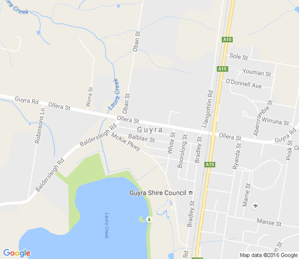Map of GUYRA NSW