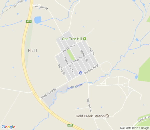 Map of HALL ACT