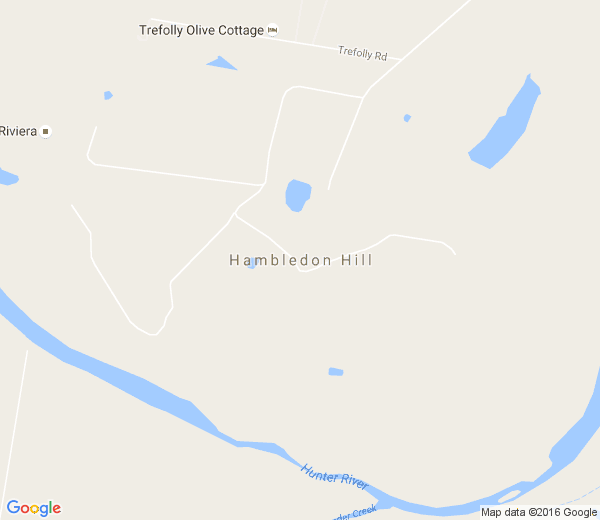 Map of HAMBLEDON HILL NSW