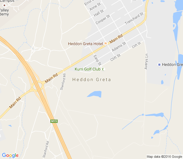 Map of HEDDON GRETA NSW