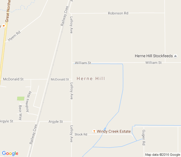 Map of HERNE HILL WA
