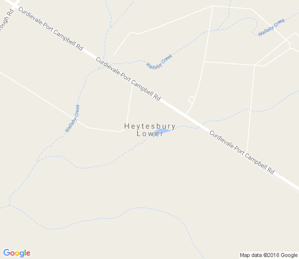 Map of HEYTESBURY LOWER VIC