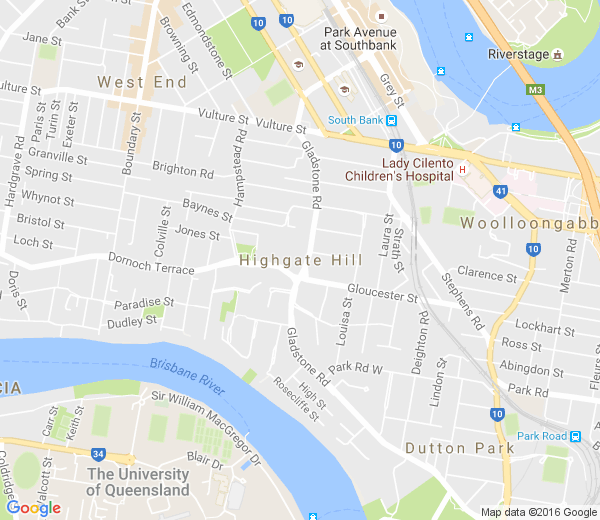 Map of HIGHGATE HILL QLD