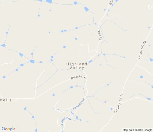 Map of HIGHLAND VALLEY SA