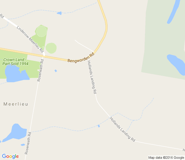 Map of HOLLANDS LANDING VIC