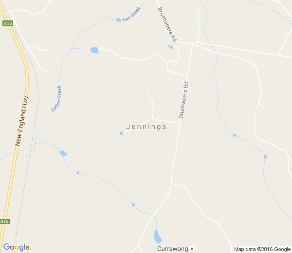 Map of JENNINGS QLD