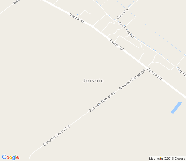 Map of JERVOIS SA