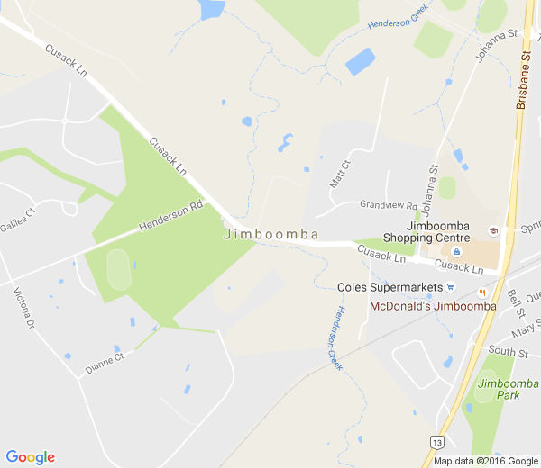 Map of JIMBOOMBA QLD