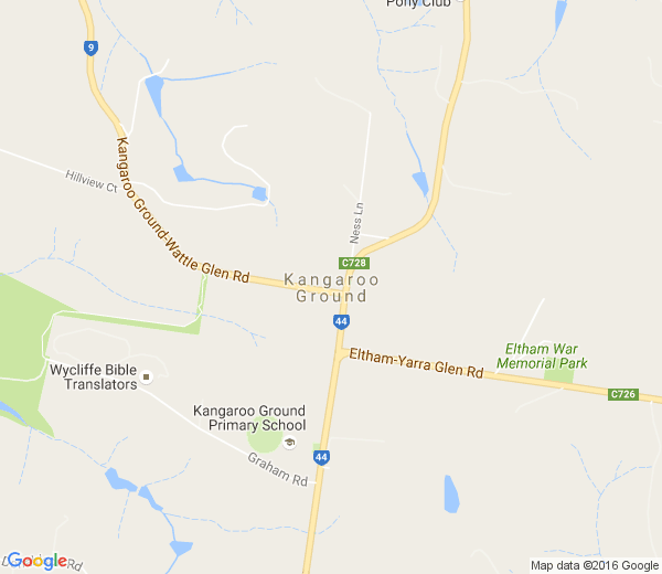 Map of KANGAROO GROUND VIC