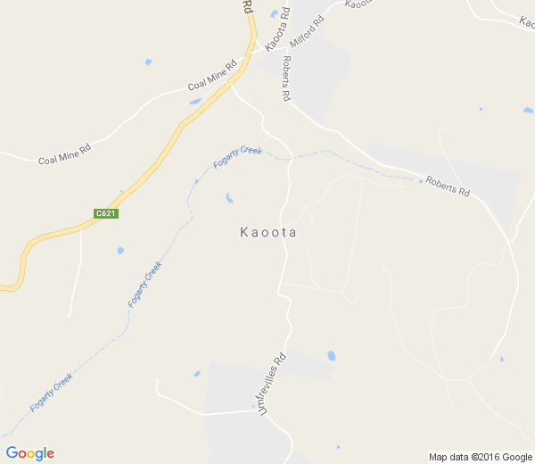 Map of KAOOTA TAS
