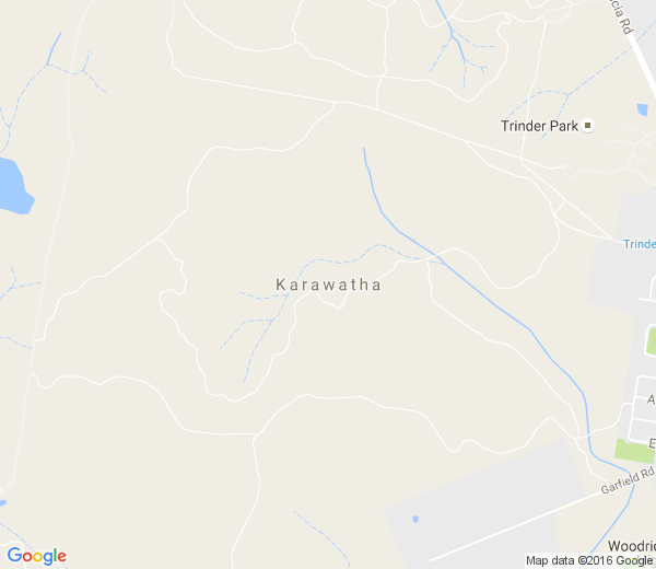 Map of KARAWATHA QLD