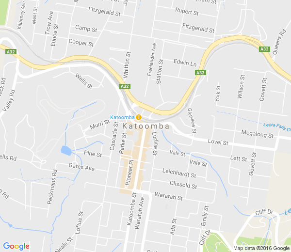 Map of KATOOMBA NSW