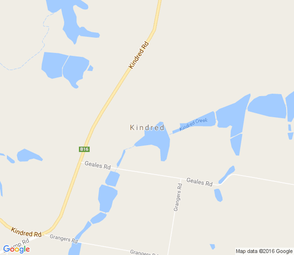 Map of KINDRED TAS