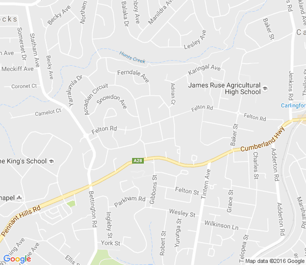 Map of KINGSDENE NSW