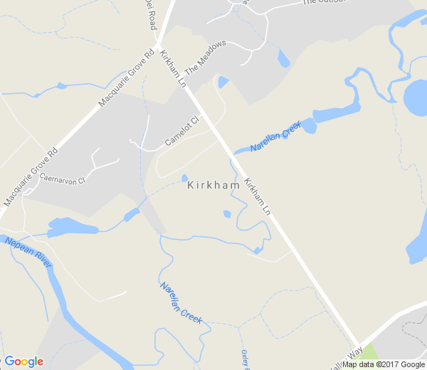 Map of KIRKHAM NSW