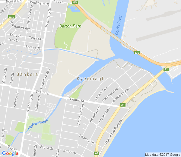 Map of KYEEMAGH NSW
