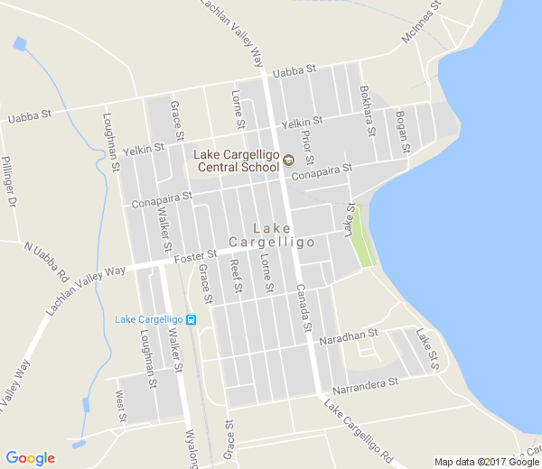 Map of LAKE CARGELLIGO NSW