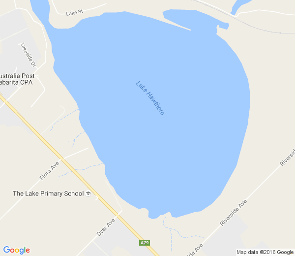 Map of LAKE HAWTHORN VIC