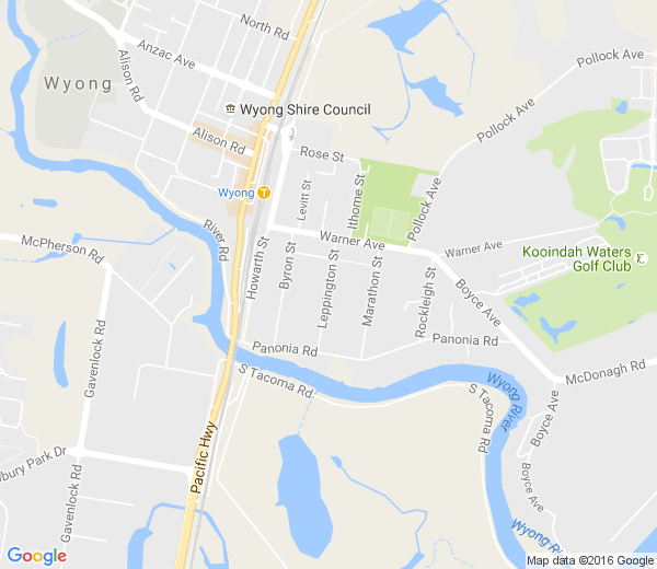 Map of LEPPINGTON NSW