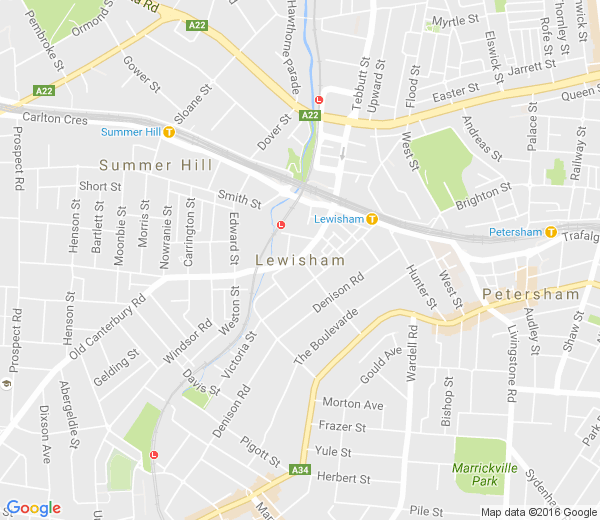 Map of LEWISHAM NSW