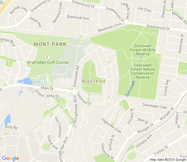 Map of MACLEOD VIC