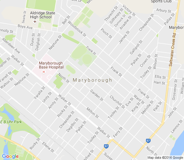 Map of MARYBOROUGH QLD
