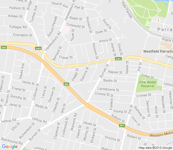 Map of MAYS HILL NSW