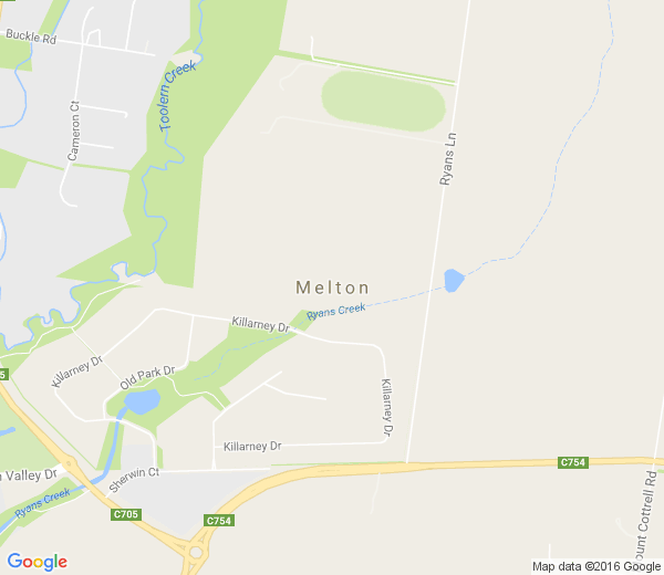 Map of MELTON VIC