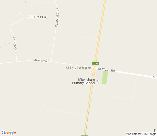 Map of MICKLEHAM VIC
