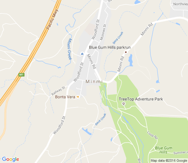 Map of MINMI NSW