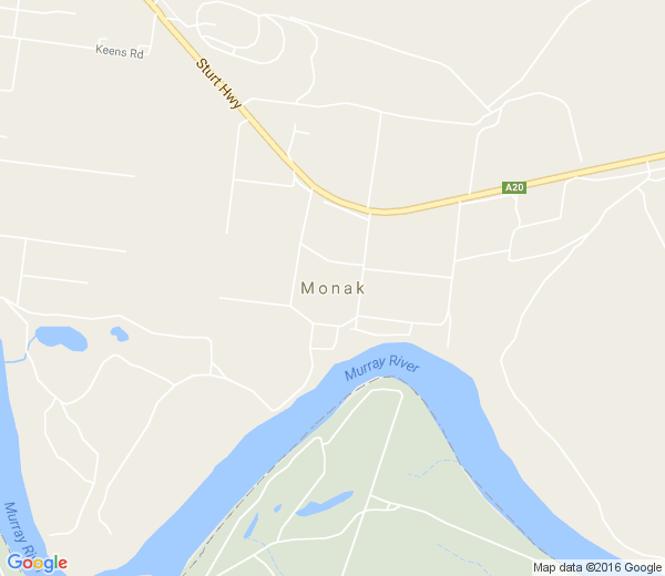 Map of MONAK NSW