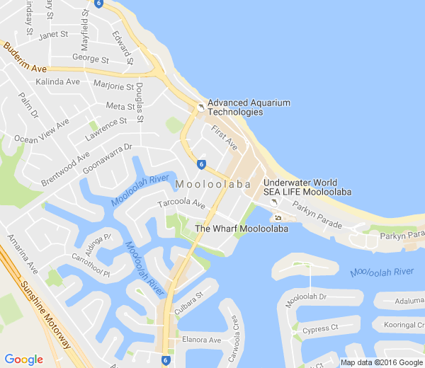 Map of MOOLOOLABA QLD