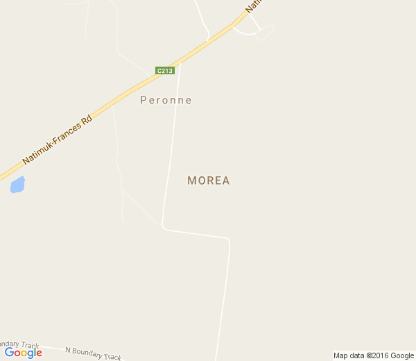 Map of MOREA VIC