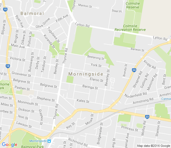 Map of MORNINGSIDE QLD