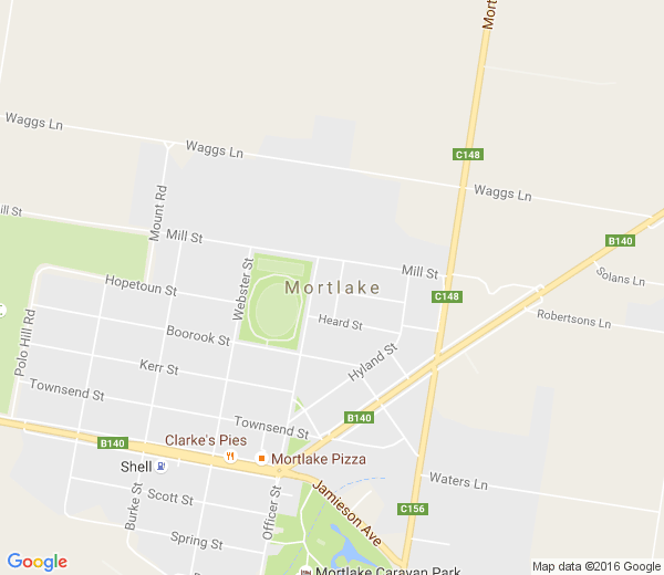Map of MORTLAKE VIC