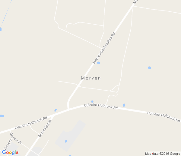 Map of MORVEN NSW