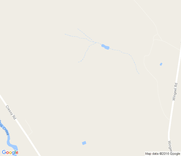 Map of MOUNT HESSE VIC