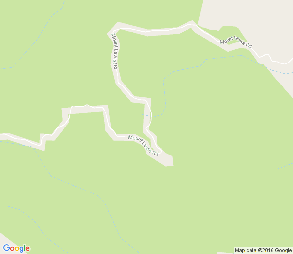 Map of MOUNT LEWIS NSW