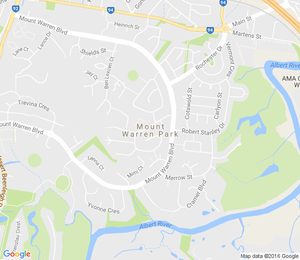 Map of MOUNT WARREN PARK QLD