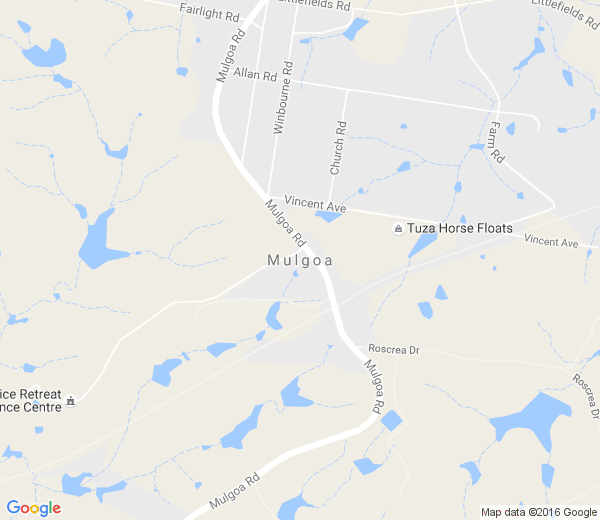 Map of MULGOA NSW