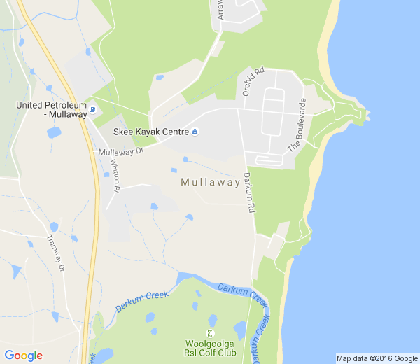 Map of MULLAWAY NSW