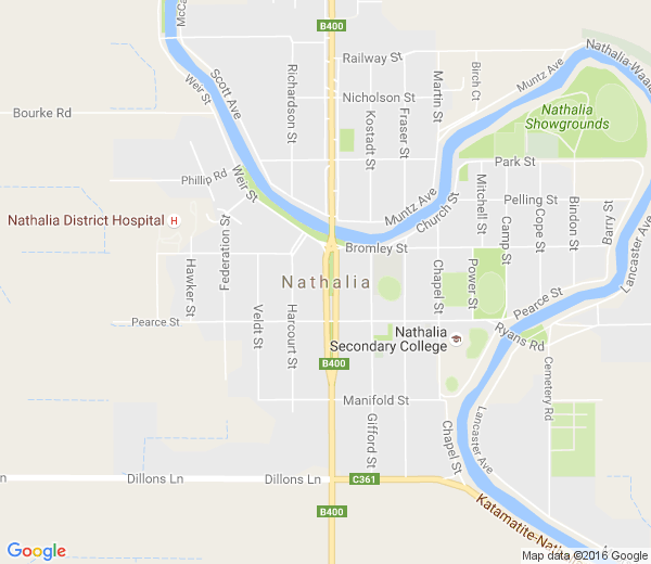 Map of NATHALIA VIC